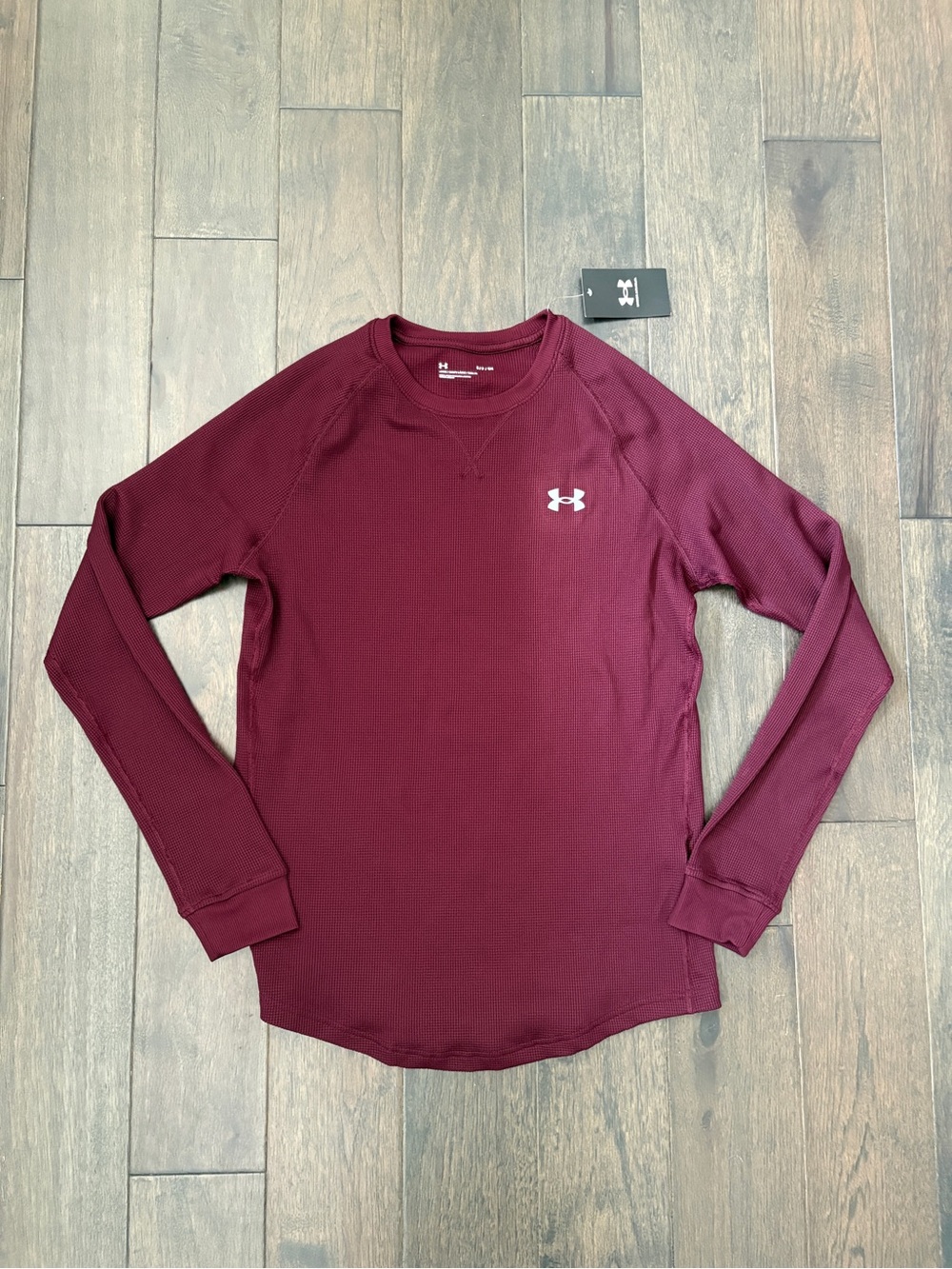 Under Armour Maroon Long Sleeve Crew Top